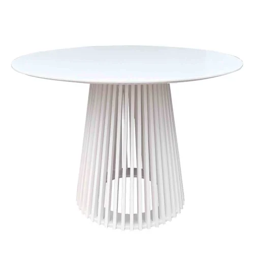 MESA DE COMEDOR MADERA BLANCA NEREA