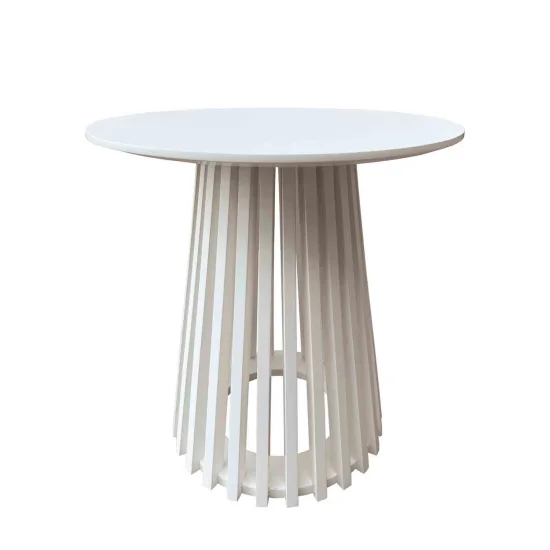 MESA DE CENTRO MADERA BLANCA NEREA