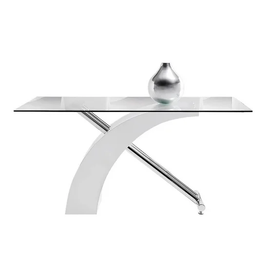 MESA DE COMEDOR CLARITY TRANSP/BLANCA