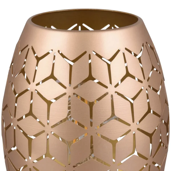 LÁMPARA DE MESA 1 LUZ METAL COFFEE E27 BIRKITA