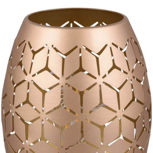 LÁMPARA DE MESA 1 LUZ METAL COFFEE E27 BIRKITA