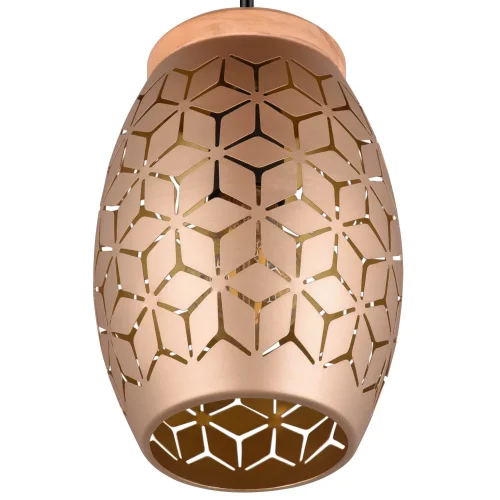 LÁMPARA DE TECHO COLGANTE 1 LUZ METAL COFFEE E27 BIRKITA