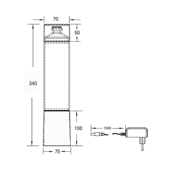 LÁMPARA DE MESA LED RGB 9 W STORM