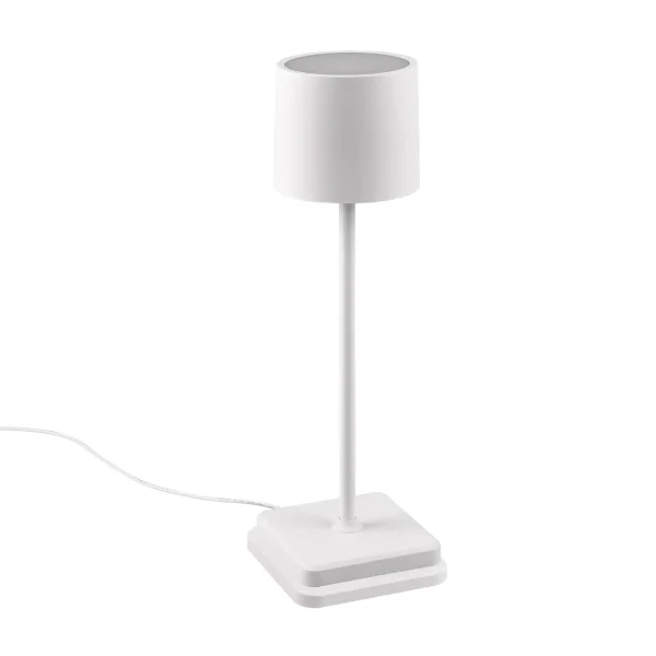 LÁMPARA DE MESA EXTERIOR LED 1,5 W REGULABLE IP54 BLANCA FRISCO