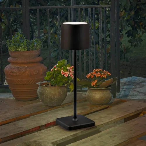 LÁMPARA DE MESA EXTERIOR LED 1,5 W REGULABLE IP54 NEGRO FRISCO LÁMPARA DE MESA EXTERIOR LED 1,5 W REGULABLE IP54 NEGRO FRISCO