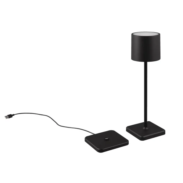 LÁMPARA DE MESA EXTERIOR LED 1,5 W REGULABLE IP54 NEGRO FRISCO LÁMPARA DE MESA EXTERIOR LED 1,5 W REGULABLE IP54 NEGRO FRISCO