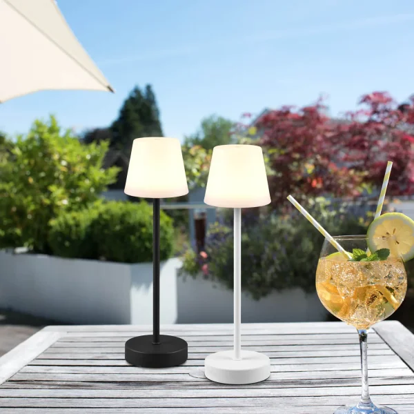 LÁMPARA DE MESA LED TÁCTIL LED REGULABLE 2,2W IP44 NEGRO MINNA