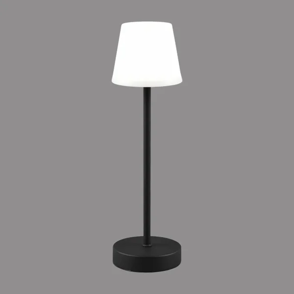 LÁMPARA DE MESA LED TÁCTIL LED REGULABLE 2,2W IP44 NEGRO MINNA