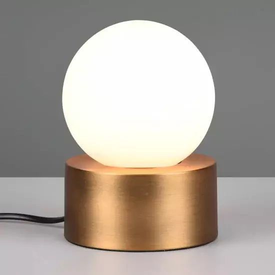 LÁMPARA DE MESA TÁCTIL BRONCE VIEJO E14 HESPERIA 2