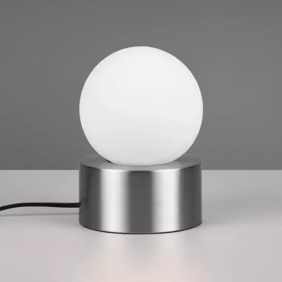 LÁMPARA DE MESA TÁCTIL NÍQUEL MATE E14 HESPERIA 2