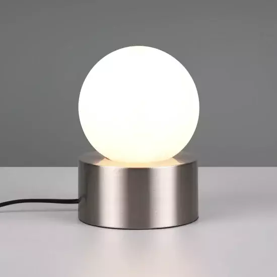 LÁMPARA DE MESA TÁCTIL NÍQUEL MATE E14 HESPERIA