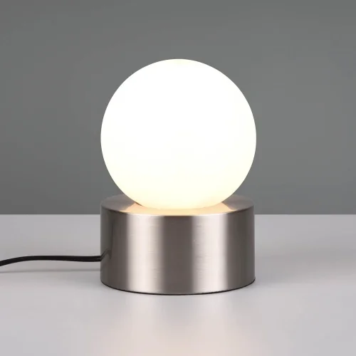 LÁMPARA DE MESA TÁCTIL NÍQUEL MATE E14 HESPERIA LÁMPARA DE MESA TÁCTIL NÍQUEL MATE E14 HESPERIA