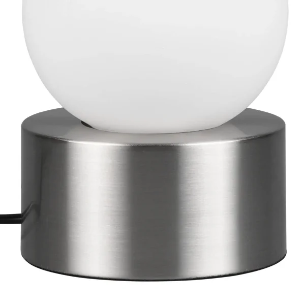 LÁMPARA DE MESA TÁCTIL NÍQUEL MATE E14 HESPERIA LÁMPARA DE MESA TÁCTIL NÍQUEL MATE E14 HESPERIA
