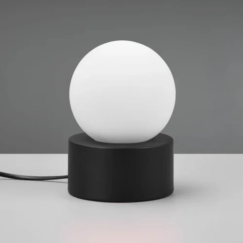 LÁMPARA DE MESA TÁCTIL NEGRO E14 HESPERIA