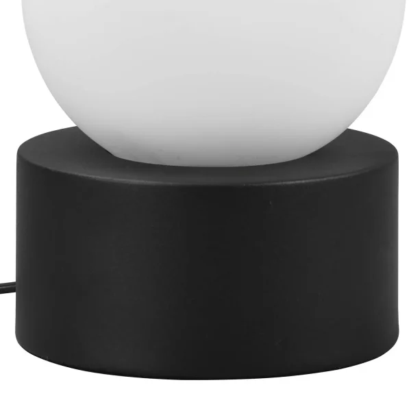 LÁMPARA DE MESA TÁCTIL NEGRO E14 HESPERIA