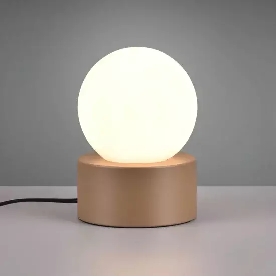 LÁMPARA DE MESA TÁCTIL COFFEE E14 HESPERIA