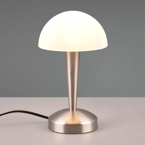LÁMPARA DE MESA TÁCTIL LED 4,9 W 3000K NÍQUEL MATE CORK