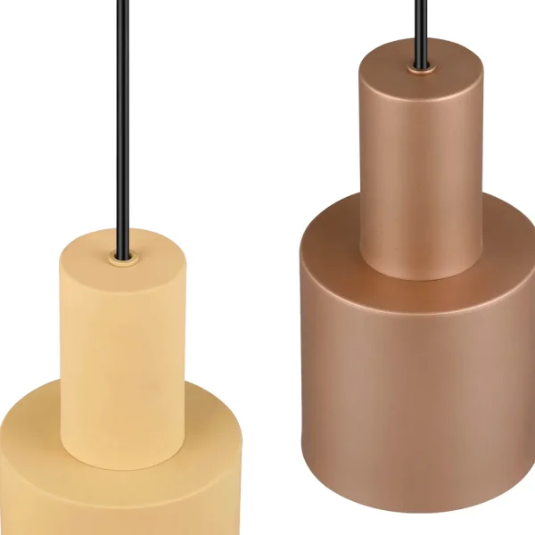 LÁMPARA DE TECHO COLGANTE 6 LUCES E27 AQUILES