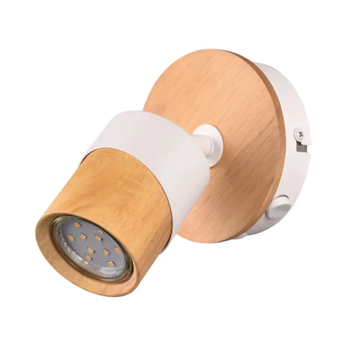 FOCO DE TECHO/PARED 1 LUZ GU10 BLANCO AMARU