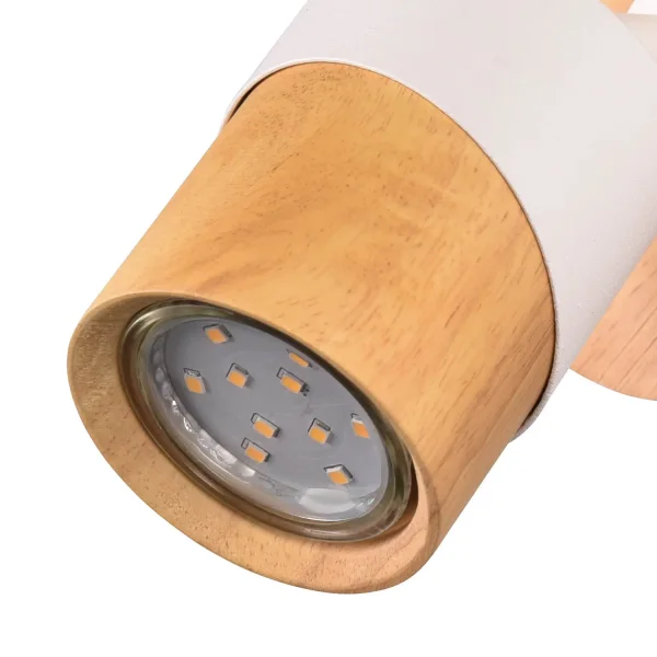 FOCO DE TECHO/PARED 1 LUZ GU10 BLANCO AMARU