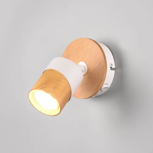 FOCO DE TECHO/PARED 1 LUZ GU10 BLANCO AMARU