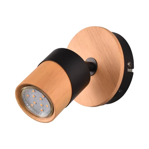 FOCO DE TECHO/PARED 1 LUZ GU10 NEGRO AMARU FOCO DE TECHO/PARED 1 LUZ GU10 NEGRO AMARU