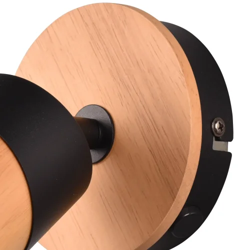 FOCO DE TECHO/PARED 1 LUZ GU10 NEGRO AMARU FOCO DE TECHO/PARED 1 LUZ GU10 NEGRO AMARU