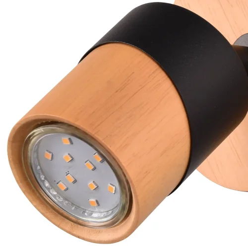 FOCO DE TECHO/PARED 1 LUZ GU10 NEGRO AMARU FOCO DE TECHO/PARED 1 LUZ GU10 NEGRO AMARU