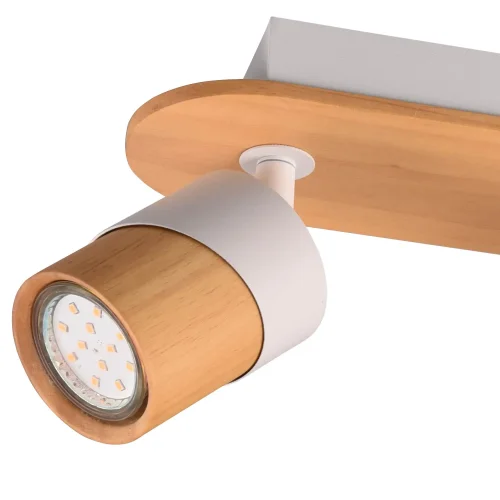 FOCO DE TECHO 3 LUCES GU10 BLANCO AMARU