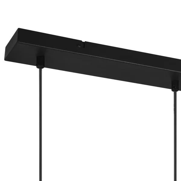 LÁMPARA COLGANTE 3 LUCES COLOR ACERO CROMADO E14 LESLIE