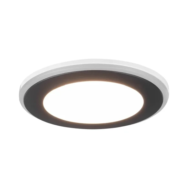 FOCO EMPOTRABLE LED 5W 3000K NEGRO ARANZA