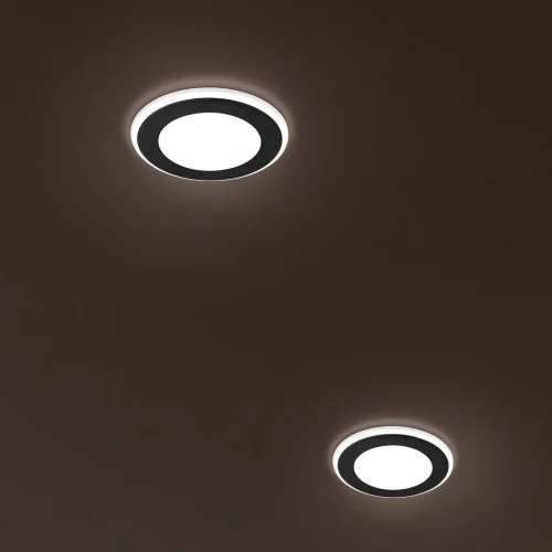FOCO EMPOTRABLE LED 5W 3000K NEGRO ARANZA