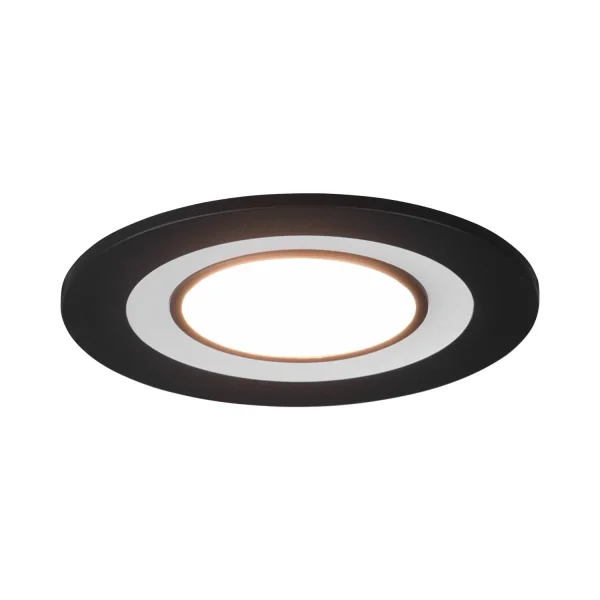 FOCO EMPOTRABLE LED 5W 3000K NEGRO COLOMBO