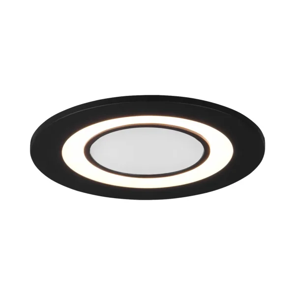 FOCO EMPOTRABLE LED 5W 3000K NEGRO COLOMBO