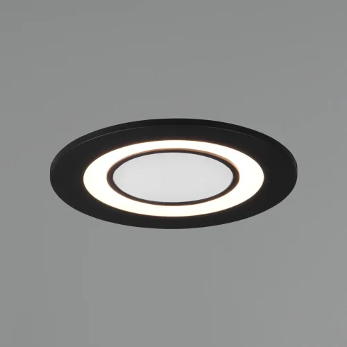 FOCO EMPOTRABLE LED 5W 3000K NEGRO COLOMBO