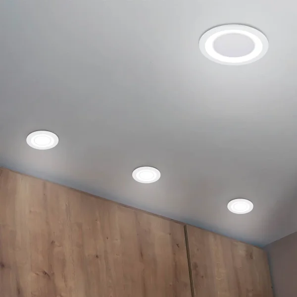 FOCO EMPOTRABLE LED 10W 3000K BLANCO COLOMBO