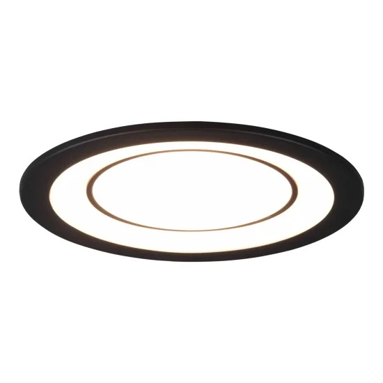 FOCO EMPOTRABLE LED 10W 3000K NEGRO COLOMBO