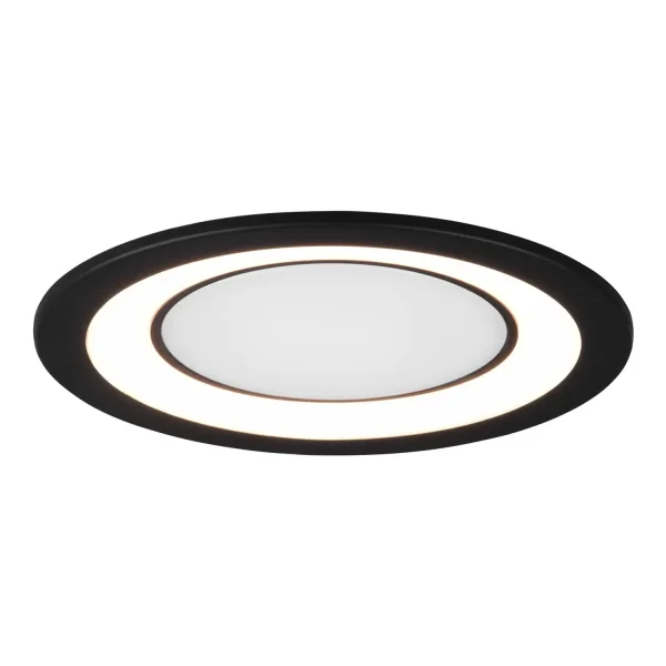 FOCO EMPOTRABLE LED 10W 3000K NEGRO COLOMBO