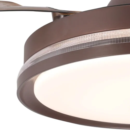 VENTILADOR DE TECHO ASPAS PLEGABLES LED 35W 3000-6000K MARRÓN LORELEI VENTILADOR DE TECHO ASPAS PLEGABLES LED 35W 3000-6000K MARRÓN LORELEI