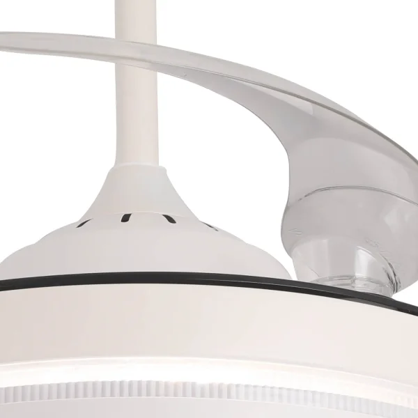 VENTILADOR DE TECHO ASPAS PLEGABLE LED 35W 3000-6000K BLANCO LORELEI