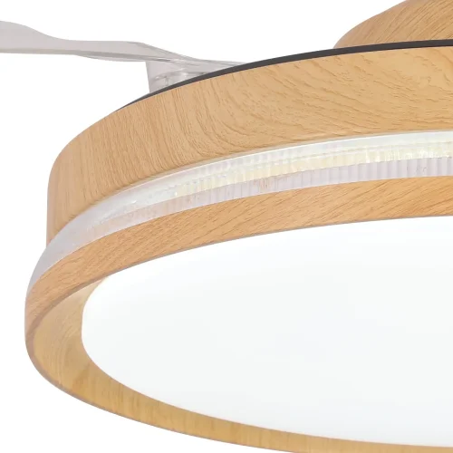 VENTILADOR DE TECHO ASPAS PLEGABLE LED 35W 3000-6000K MADERA LORELEI