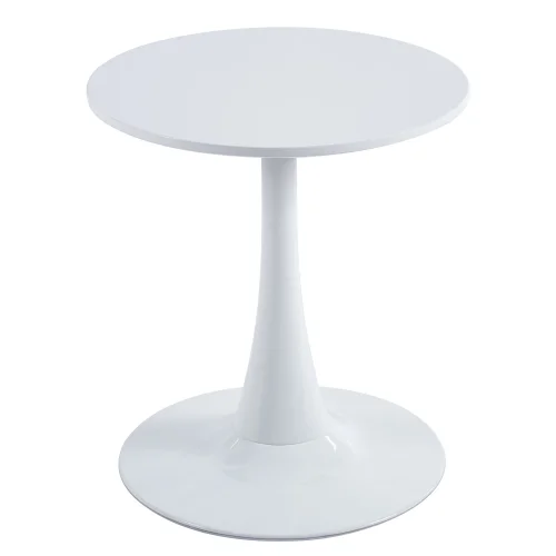 MESA DE RINCÓN SAN ANTONI Ø55 CM BLANCA