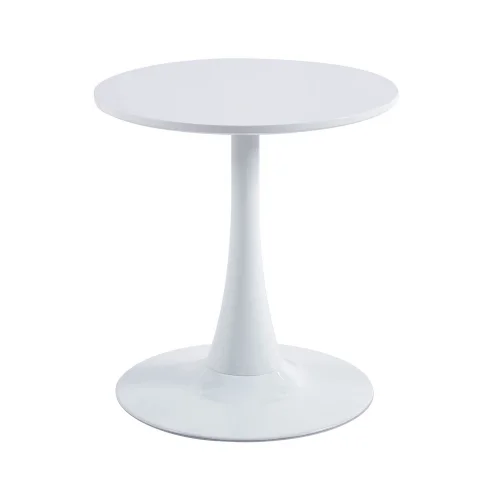 MESA DE RINCÓN SAN ANTONI Ø55 CM BLANCA