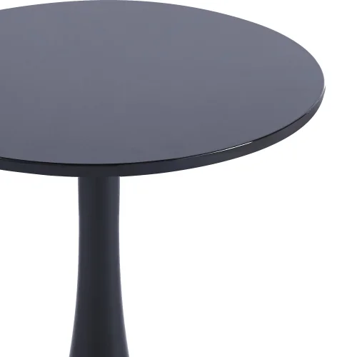 MESA DE RINCÓN SAN ANTONI Ø55 CM NEGRA