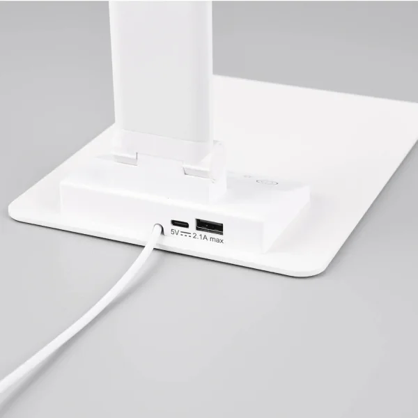 LÁMPARA DE MESA LED 6,5W 3000-6500K BLANCA THELMA