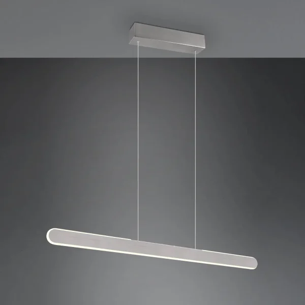 LÁMPARA DE TECHO COLGANTE LED 28W 2700-6500K ALUMINIO PULIDO HELENA