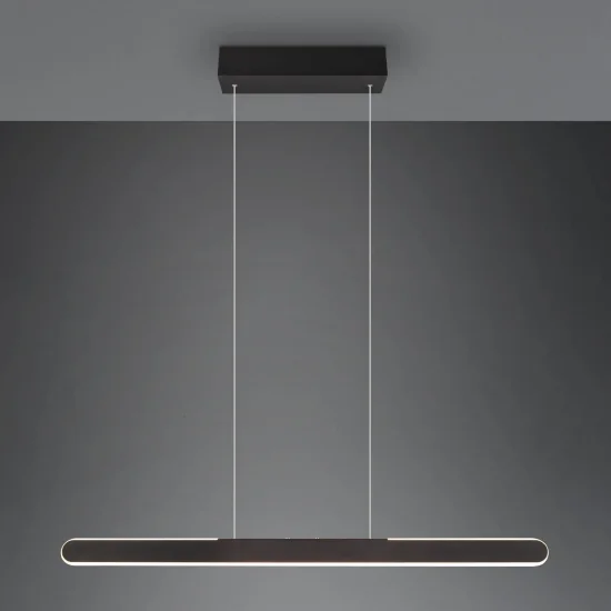 LÁMPARA DE TECHO COLGANTE LED 28W 2700-6500K NEGRO HELENA 2