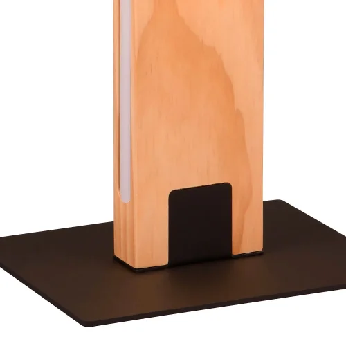 LÁMPARA DE MESA E27 BASE DE MADERA CON LED 6W ROXANA LÁMPARA DE MESA E27 BASE DE MADERA CON LED 6W ROXANA