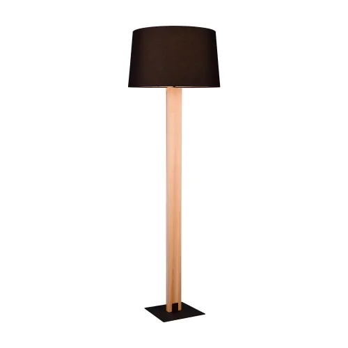 LÁMPARA DE PIE E27 BASE DE MADERA CON LED 10W ROXANA