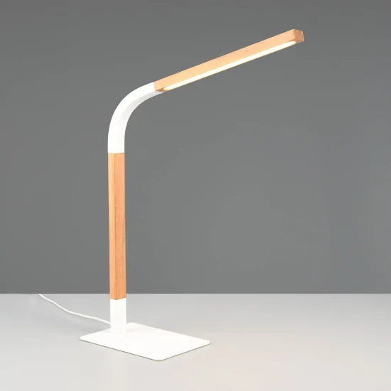 LÁMPARA DE MESA LED 7W 3000K METAL BLANCO NELSON